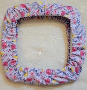 Mauve Floral 8x8 Grime Guard Cover For Q Snap Frame - Picture 1 of 3