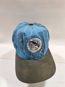 Florida Marlins Nadelstreifen Vintage Starter MLB Mütze Snapback 90er Miami fleckig - Bild 1 von 11