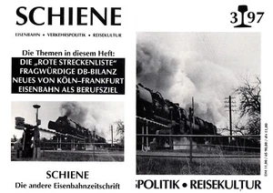 20374/ SCHIENE – Die andere Eisenbahnzeitschrift – Heft 3/1997 - RARITÄT - Picture 1 of 1