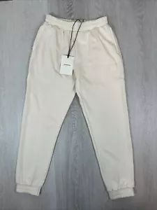 Jacandmooki Womens Essential Track Pant in Butter Cream Size Small - Picture 1 of 13
