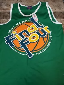 New VINTAGE 90'S 1997 INDIANAPOLIS NCAA FINAL FOUR BASKETBALL JERSEY SIZE XL - Picture 1 of 7