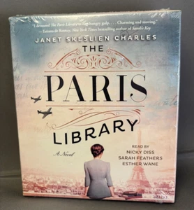 Audiobook The Paris Library by Janet Skeslien Charles New And Sealed - Picture 1 of 5