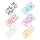 6 Glitter Letter Number Stickers for Decor and Labeling (Random Style)