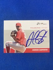 2007 Just Minors Andrew Carpenter #8 Auto Signed Autograph Phillies 