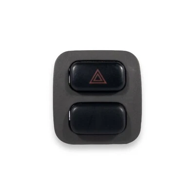 1998-2002 Chevy Prizm Emergency Hazard Flasher Switch Button Control Gray - Image 1 of 4