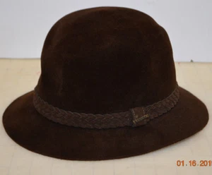 Vintage Stetson The Imperial with Leather Band Brown Braided Band Hat Size 7 - Picture 1 of 10