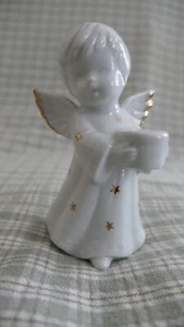Porzellanengel als Kerzenhalter - Marco Polo Exklusiv Design - Bild 1 von 2