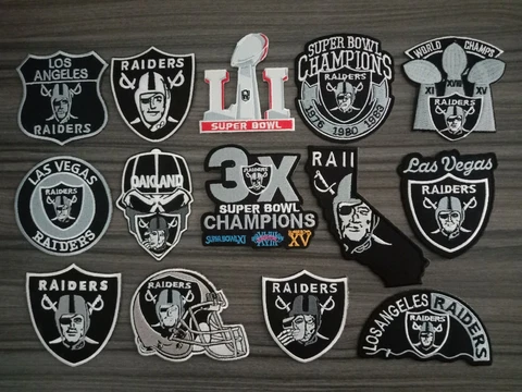 Oak land Raiders Sport Team Embroidered Iron or Sew on Patches on Coat Jacket Cover