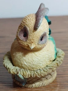 Vintage 1995 Enesco Mary's Henhouse "Mom's Day Off" Resin Hen in Nest w/Chicks - Picture 1 of 14