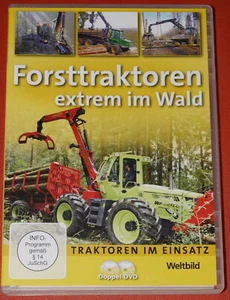 DVD - Forsttraktoren extrem im Wald SEHR GUT Weltbild Doppel DVD - Picture 1 of 1