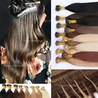 1G/0.5G 50-300S Stick Tip I Tip Real Human Hair Extensions Pre Bonded Micro Bead