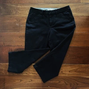 Dockers Women’s Stretch Flat Front Mid Rise Black Capris/Crop Pants Size 4 - Picture 1 of 8