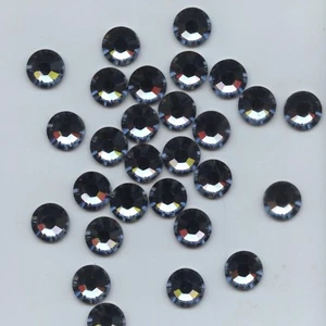 2038 SS34 DB h f*** 8 STRASS SWAROVSKI HOTFIX 7,2mm DENIM BLUE f - Picture 1 of 2