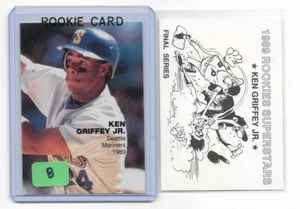 Ken Griffey Jr. 1989 Rookies Superstars FINAL SERIES Rookie Card  scan 8 - Picture 1 of 1