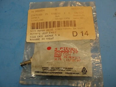 (3) NOS Mopar 1984-90 Jeep Cherokee XJ Door Jamb Dome Lamp Switch #56000137. - Изображение 1 из 3