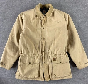 Carhartt C52 Blanket-Lined Ranch Coat Men Large Barn Chore Jacket Duck EXCELLENT - Picture 1 of 23