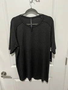 Lululemon Metal Vent Tech Short Sleeve Shirt Men's Size XXL Deep Coal Black $78 - Picture 1 of 6