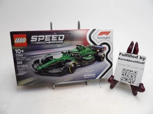 LEGO Speed Champions Aston Martin Aramco F1 AMR24 set giocattolo auto da corsa 77245 NOS  - Foto 1 di 4
