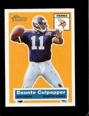 2001 TOPPS HERITAGE #23 DAUNTE CULPEPPER NMMT VIKINGS - Image 1 of 2