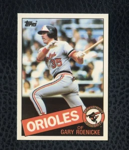 Topps Tiffany #109 1985 Gary Roenicke Baltimore Orioles - Imagen 1 de 2
