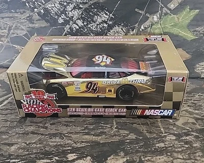 1/24 Diecast NASCAR Racing Champions 94 Bill Elliott Gold Stock Car McDonald Ck Foto 1 de 4