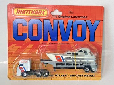 Matchbox Convoy CY22 DAF 3300 Powerboat Transporter - US Coast Guard - Image 1 of 3