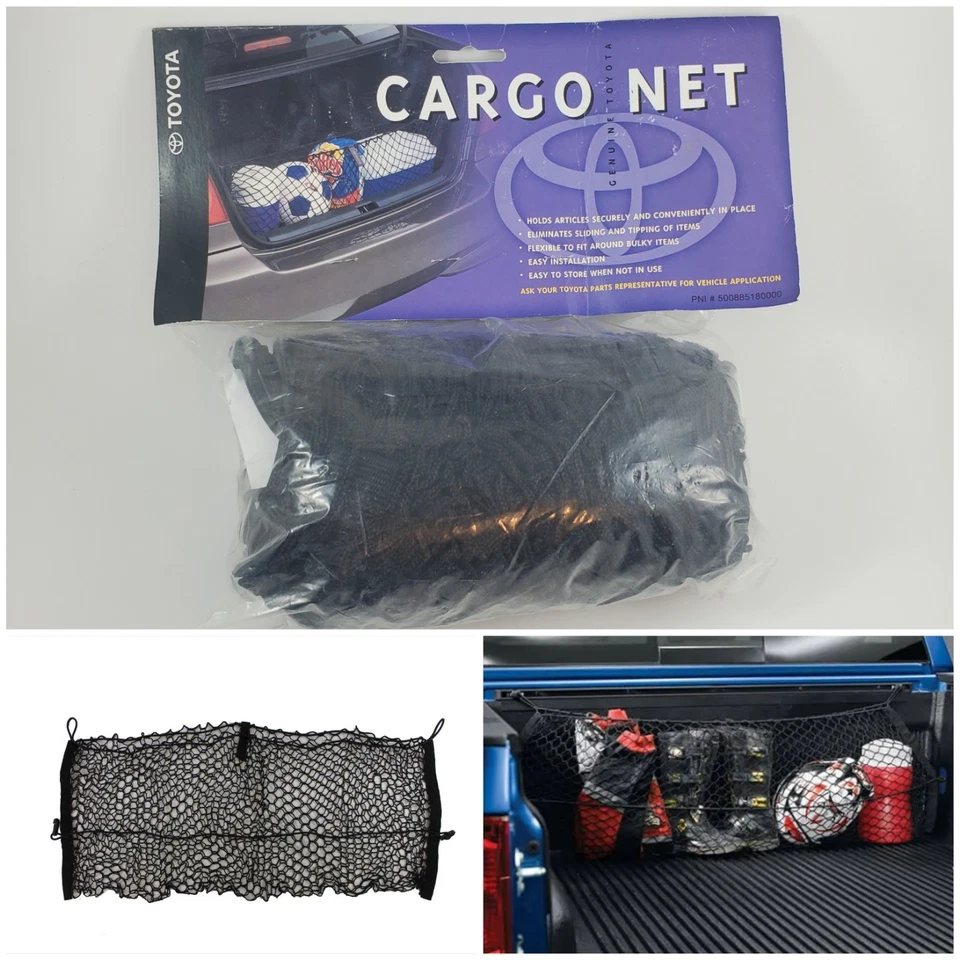 PT347-34070 Rear Trunk Organizer Cargo Net TOYOTA TUNDRA 2007-21 Please Read Foto 1 de 4