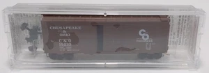 Micro-Trains 02000440 N C&O 40' Boxcar standard porta singola #18299 LN/Box - Foto 1 di 2