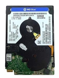 WD 500GB 16MB  SATA 2.5" Laptop HDD Hard Drive Ultra 5mm - WD5000MPCK - Picture 1 of 2