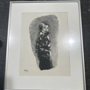 Patricia Govensky - Signierte Radierung Frauenportrait. Original Kunst 1956 - Bild 1 von 12