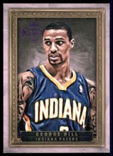 2013-14 Court Kings Portraits Purple Frame #33 George Hill /5