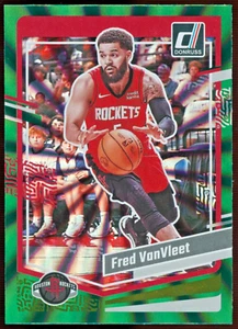 2023-24 Panini Donruss | Fred VanVleet Holo Green Laser #153 | Rockets NBA - Picture 1 of 2