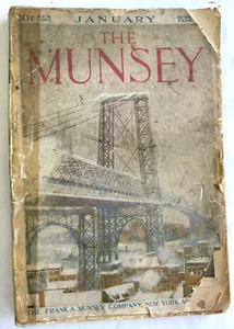 The Munsey Magazine Vintage Ephemera January 1908 - Picture 1 of 3