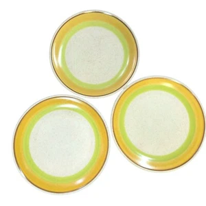 Mid-Century Modern dinner plate 1970s Lemon Lime Stoneware imperial W. Dalton 3 - Picture 1 of 9
