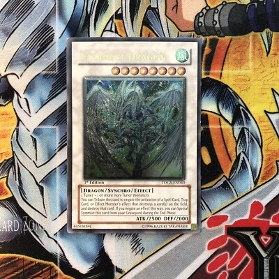 Yugioh Stardust Dragon TDGS-EN040 1st Ed. Ultimate Rare - Image 1 of 3
