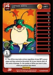 DBZ Dragon Ball Z TCG Card Panini Premiere U67 Captain Ginyu, Frog - Bild 1 von 1