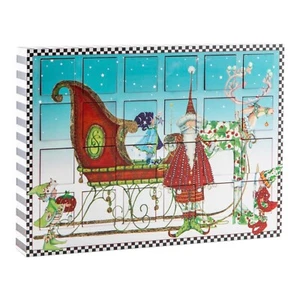 MacKenzie-Childs ☆Patience Brewster ☆ Dash Away Christmas Advent Calendar ☆ NEW - Picture 1 of 4