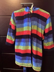 Gap Kids boys Striped Robe Sz 6 - Picture 1 of 5