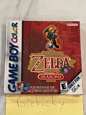 Legend of Zelda: Oracle of Seasons (Game Boy Color) NEW SEALED H-SEAM, RARE! - Image 1 of 4