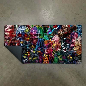 Terminator Robocop Batman Gaming Mat CYBERNOSFERATU Sci Fi Retro 80s Man Cave PC - Picture 1 of 4