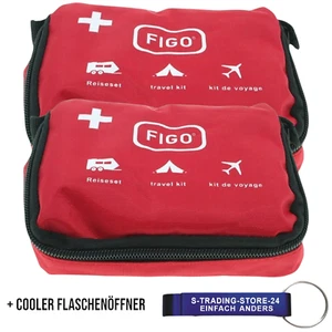2x Erste Hilfe Set Tasche Verbandsmaterial Notfall Outdoor Kit Fahrrad Camping - Bild 1 von 24