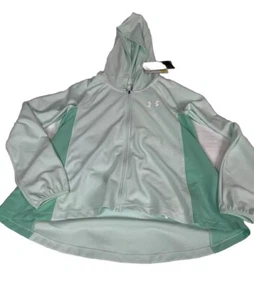 UNDER ARMOUR Mint Color  Zip Up Hoodie Hooded Sweatshirt Youth Medium - Picture 1 of 6
