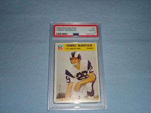 1966 Philadelphia Football Card Tommy McDonald # 97 PSA 4 VG-EX 72077257 - Foto 1 di 3