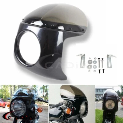 Carenado de faros redondos de 7" para motocicleta para Kawsaki VN 700 750 Vulcan Foto 1 de 4