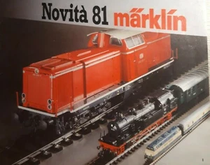 Prospekt Neuheit 81 Märklin Modelleisenbahn Eisenbahnen Loks - Bild 1 von 1