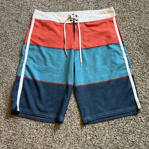 Buckle BKE Board Shorts Mens 30 Color Block Surf Swim Unlined - Picture 1 of 9