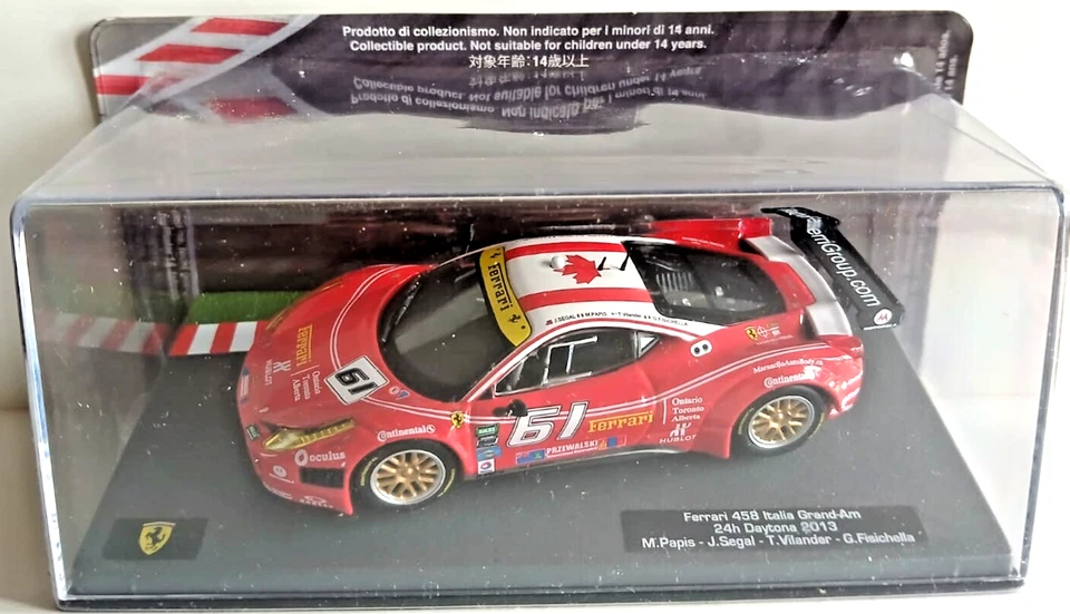 DIE CAST - FERRARI 458 Italia Grand-Am  24h Daytona 2013 Fisichella - 143 [#49] - Immagine 1 di 1