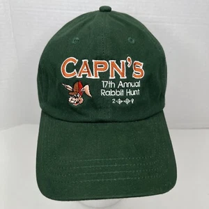 Capn’s 17th Annual Rabbit Hunt Hat Green Adjustable Hunting Outdoor New With Tag - Picture 1 of 7