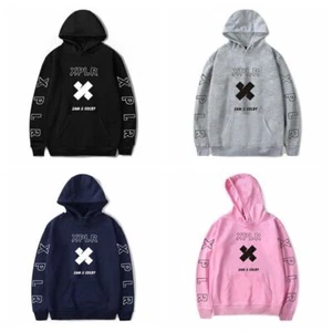 Mens Womens Hoody Sam and Colby Print Sweatshirt Hoodie Jumper Casual new - Picture 1 of 11