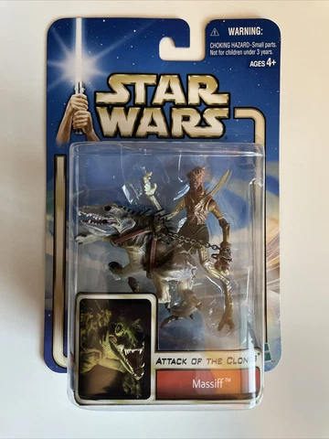 Hasbro Star Wars Saga Attack of the Clones Geonosian Warrior Massiff New 2002 Cover